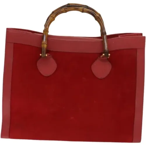 Pre-owned Suede totes , female, Sizes: ONE SIZE - Gucci Vintage - Modalova