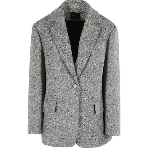 Single-Button Blazer , female, Sizes: S, XS - Roberto Collina - Modalova