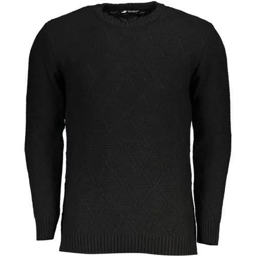 Diamantmuster Crew Neck Sweater , Herren, Größe: 2XL - U.S. Polo Assn. - Modalova