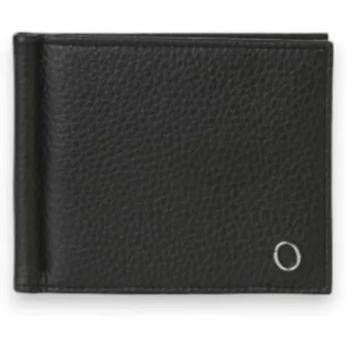 Men's Leather Wallet with Anti-Cloning System , male, Sizes: ONE SIZE - Orciani - Modalova