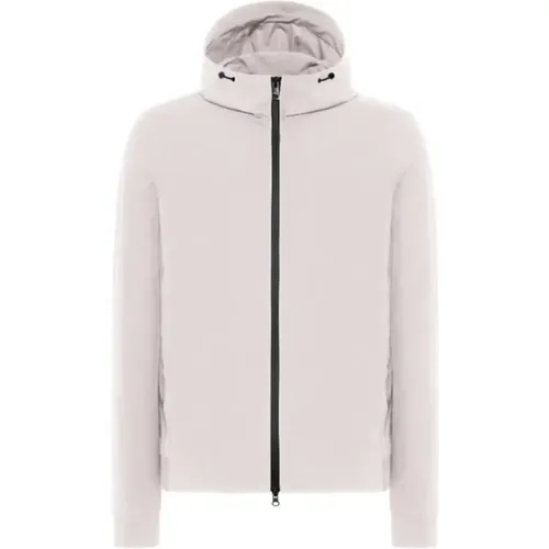 Hooded Zip Jacket , male, Sizes: L, M, XL - Duno - Modalova