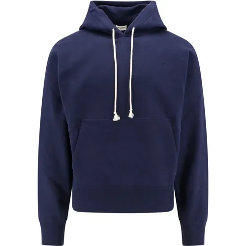 Hooded Sweatshirt Cotton , male, Sizes: XL, L - Saint Laurent - Modalova