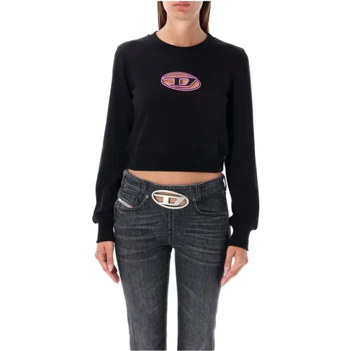 Rose Knitwear Sweatshirt Aw24 , female, Sizes: L - Diesel - Modalova