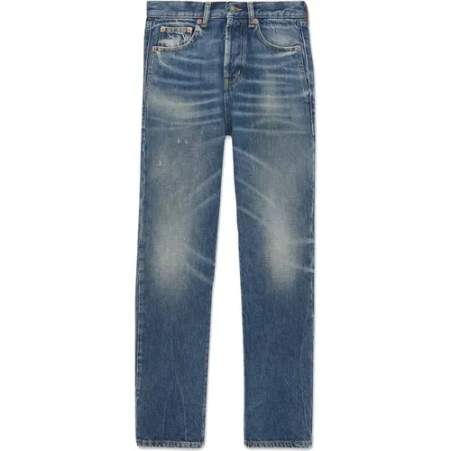 Vintage Denim Blaue Jeans , Damen, Größe: W27 - Saint Laurent - Modalova