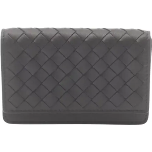 Pre-owned Leather wallets , female, Sizes: ONE SIZE - Bottega Veneta Vintage - Modalova