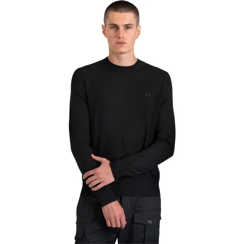 Wollstrickpullover , Herren, Größe: L - Dsquared2 - Modalova