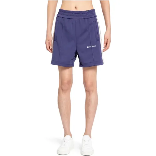 Logo Track Shorts with Stripes , male, Sizes: XL, XS, L, M, S - Palm Angels - Modalova