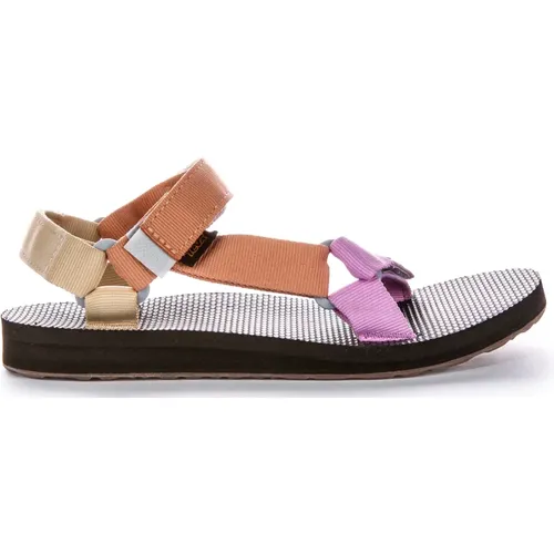 Pink Purple Flat Sandals Women , female, Sizes: 3 UK, 7 UK - Teva - Modalova