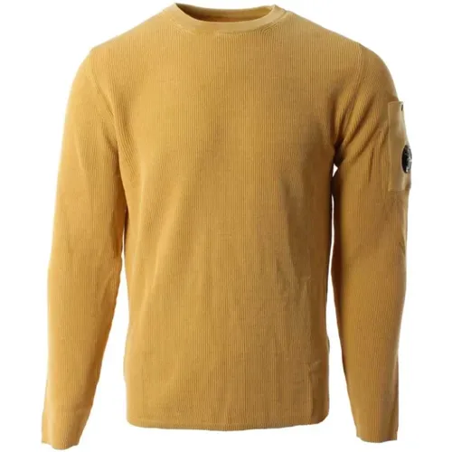 Mens Cotton Sweater , male, Sizes: L, S - C.P. Company - Modalova