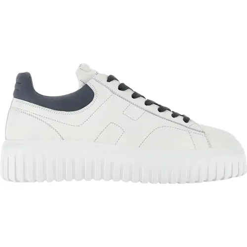 Leather Sneakers with H-Stripes , female, Sizes: 11 1/2 UK, 9 UK - Hogan - Modalova