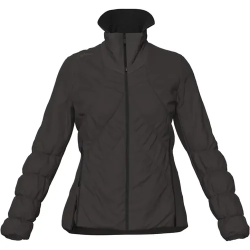 Schwarze Windjacke für Frauen , Damen, Größe: L - LaMunt - Modalova