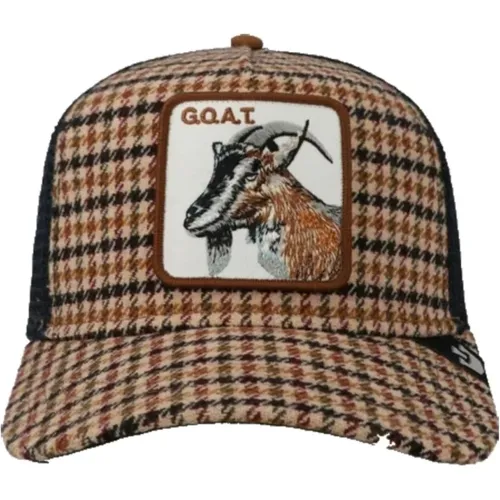 Adorable Goat Embroidered Cap , unisex, Sizes: ONE SIZE - Goorin Bros - Modalova