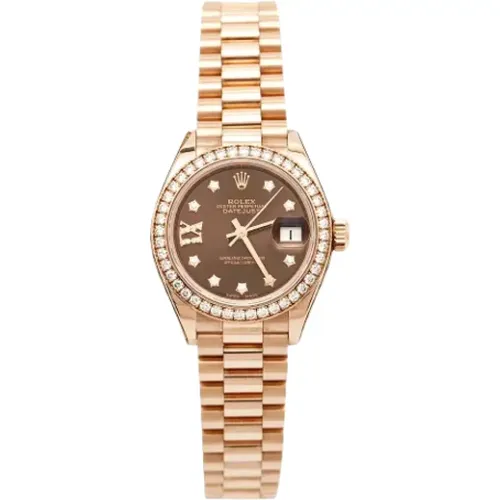 Pre-owned Stainless Steel watches , female, Sizes: ONE SIZE - Rolex Vintage - Modalova