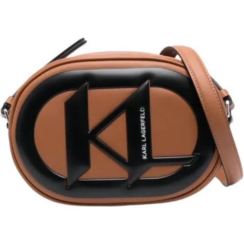 Logo-embossed crossbody bag , female, Sizes: ONE SIZE - Karl Lagerfeld - Modalova