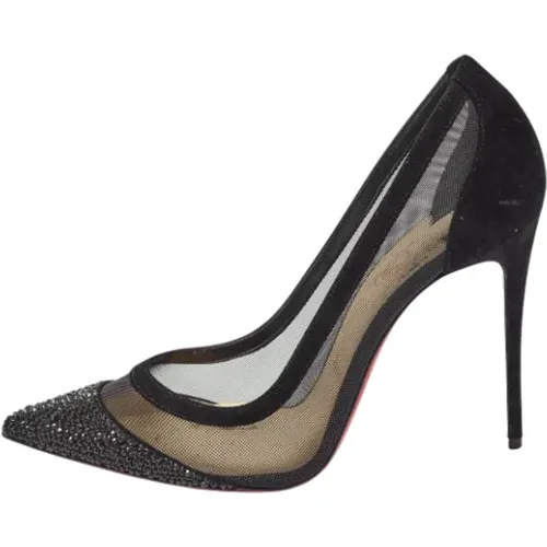Pre-owned Mesh heels , female, Sizes: 6 1/2 UK - Christian Louboutin Pre-owned - Modalova