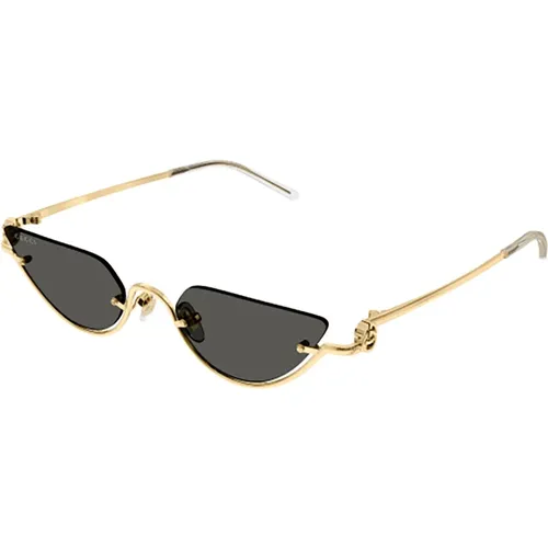 Women's Accessories Sunglasses Metallic Ss24 , female, Sizes: 53 MM - Gucci - Modalova