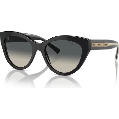 Grey Shaded Sunglasses , female, Sizes: 54 MM - Tiffany - Modalova