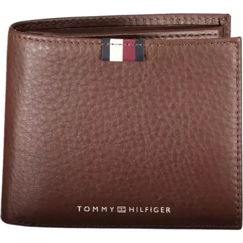 Leather Wallet , male, Sizes: ONE SIZE - Tommy Hilfiger - Modalova