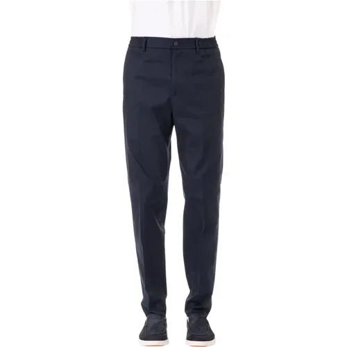Garcon Cotton Trousers , male, Sizes: S, XL - Tagliatore - Modalova