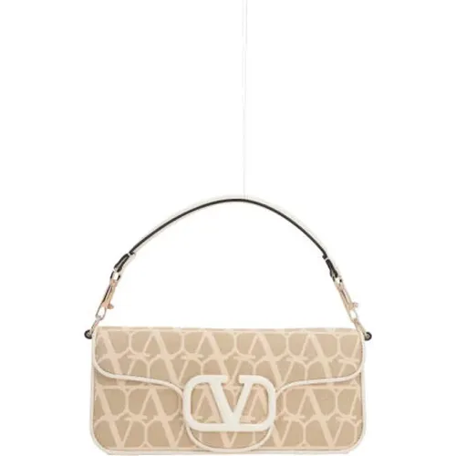 Iconographe Handbag in Natural/Ivory , female, Sizes: ONE SIZE - Valentino Garavani - Modalova