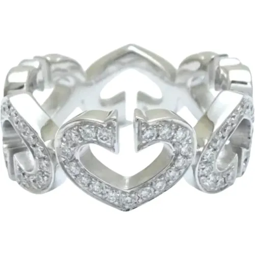 Pre-owned Metal rings , female, Sizes: ONE SIZE - Cartier Vintage - Modalova