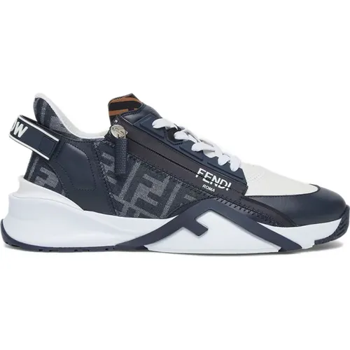 Slip-On Sneakers with FF Motif , male, Sizes: 5 UK, 7 UK - Fendi - Modalova