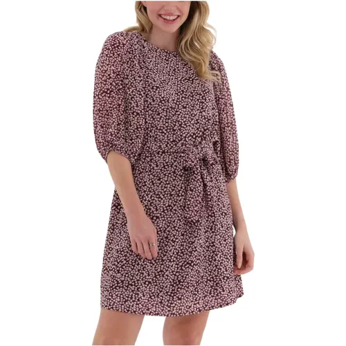 Blumiges Mini Kleid Dr Dawn Flowers , Damen, Größe: L - Catwalk Junkie - Modalova