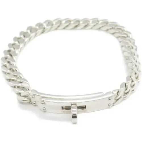 Pre-owned Silver bracelets , female, Sizes: ONE SIZE - Hermès Vintage - Modalova