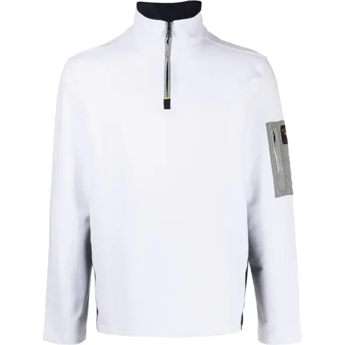 Zipped sweatshirt , male, Sizes: L, S - PAUL & SHARK - Modalova