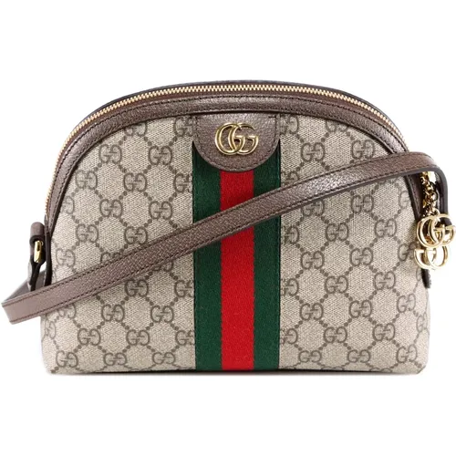 Beige Shoulder Bag with Web Band , female, Sizes: ONE SIZE - Gucci - Modalova