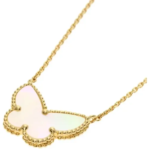 Pre-owned Gold necklaces , female, Sizes: ONE SIZE - Van Cleef & Arpels Pre-owned - Modalova