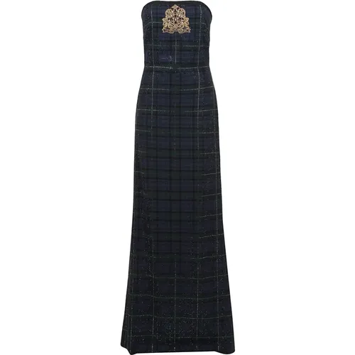 Women's Clothing Dresses Green Navy Black Aw22 , female, Sizes: 2XS - Ralph Lauren - Modalova