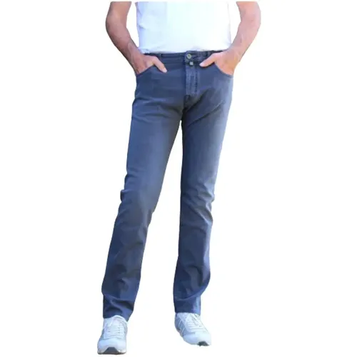 Slim Fit Modal und Baumwoll Jeans , Herren, Größe: W32 - Jacob Cohën - Modalova