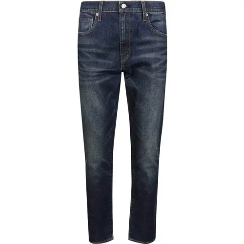 Levi's , Slim Fit Dark Jeans with Pockets , male, Sizes: W30 L32, W34 L32, W32 L32 - Levis - Modalova