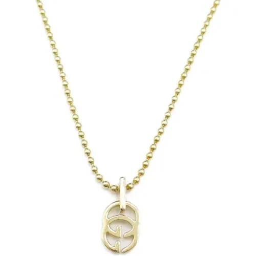 Pre-owned Metal necklaces , female, Sizes: ONE SIZE - Gucci Vintage - Modalova