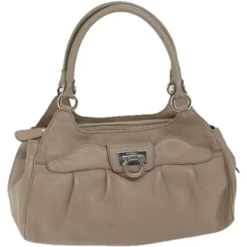 Pre-owned Leather handbags , female, Sizes: ONE SIZE - Salvatore Ferragamo Pre-owned - Modalova