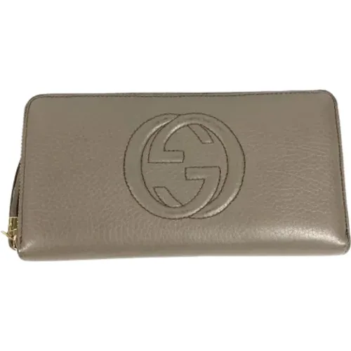 Pre-owned Leather wallets , female, Sizes: ONE SIZE - Gucci Vintage - Modalova