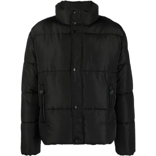 Coats with Embroidered Logo and Higheck , male, Sizes: L, S, M - Barrow - Modalova