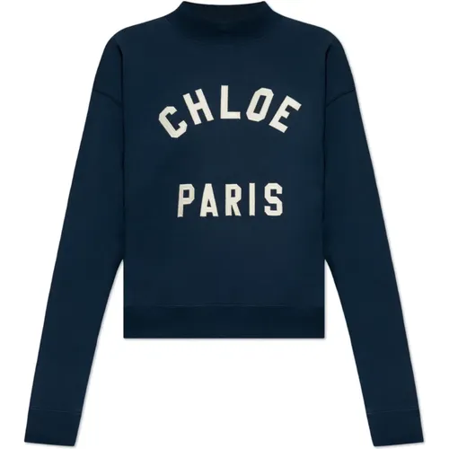 Sweatshirt mit Logo Chloé - Chloé - Modalova