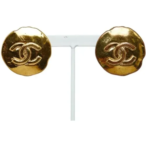 Pre-owned Metal earrings , female, Sizes: ONE SIZE - Chanel Vintage - Modalova