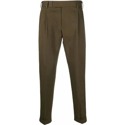 Cotton Gabardine Rebel Trousers , male, Sizes: S - PT Torino - Modalova