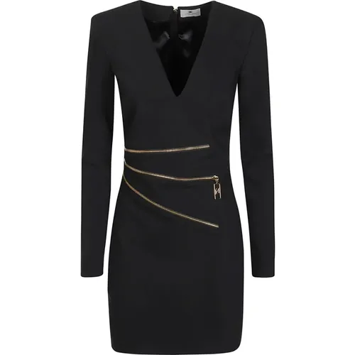 Chic Mini Dress for Women , female, Sizes: L, M, S - Elisabetta Franchi - Modalova