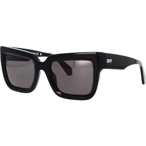 Firenze 11007 Sunglasses , unisex, Sizes: 55 MM - Off White - Modalova