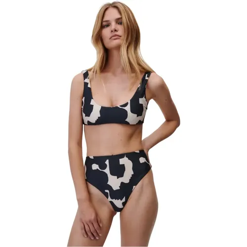 Print Bikini Top Castaway Style , Damen, Größe: XL - Undress Code - Modalova