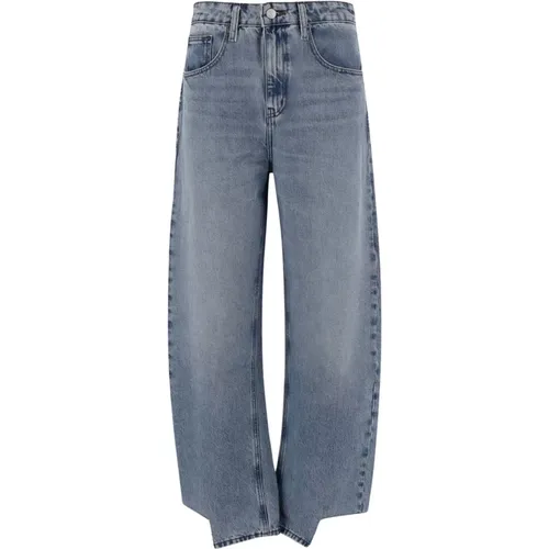 High Waist Straight Leg Denim Jeans , Damen, Größe: W26 - Frame - Modalova