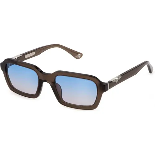 Origins Sunglasses Blue Gradient , unisex, Sizes: 53 MM - Police - Modalova