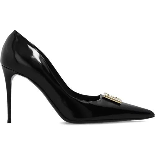 Patent leather pumps , female, Sizes: 4 UK - Dolce & Gabbana - Modalova