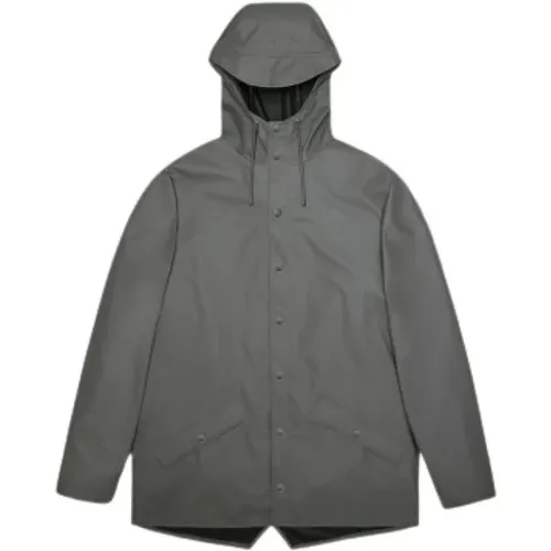 Contemporary Unisex Waterproof Jacket , male, Sizes: S, L, M, XS - Rains - Modalova