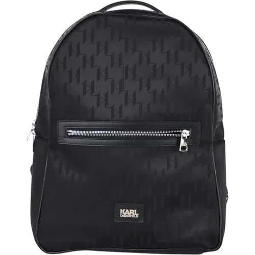 Technical Fabric Backpack , male, Sizes: ONE SIZE - Karl Lagerfeld - Modalova
