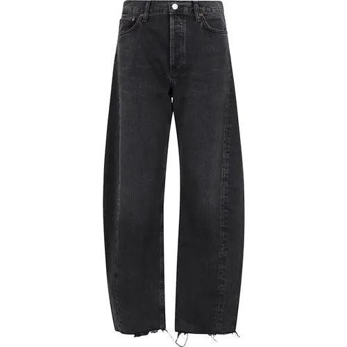 Luna Pieced Jeans , female, Sizes: W28, W27, W25, W26 - Agolde - Modalova